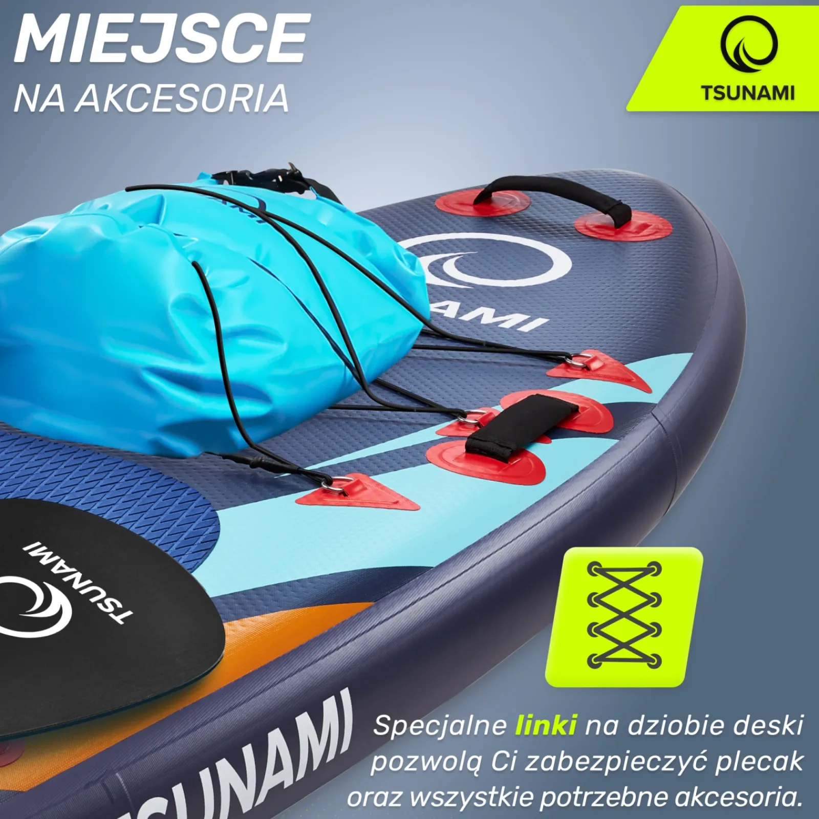 4FIZJO Deska SUP TSUNAMI paddle board 320 cm T08 Hot