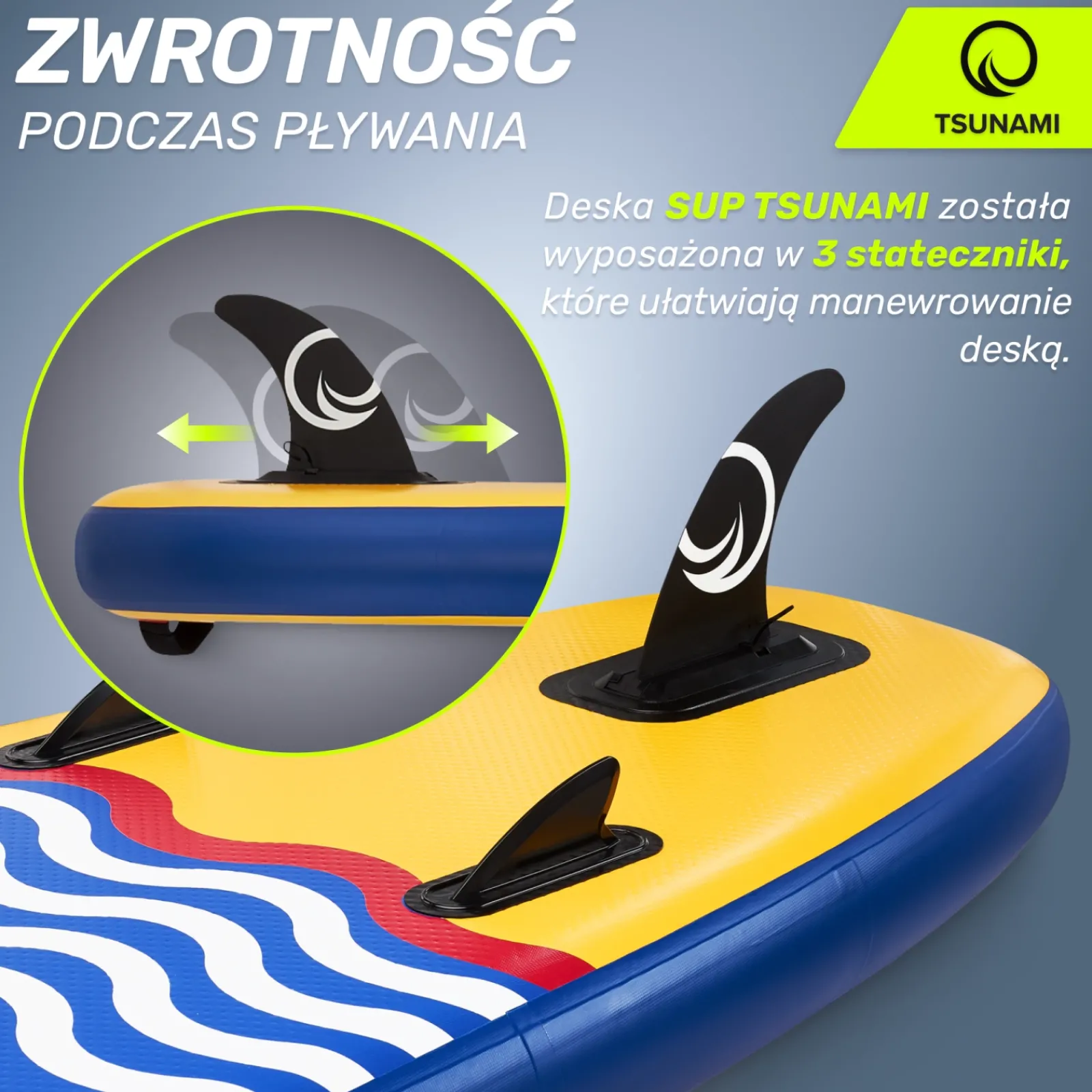 4FIZJO Deska SUP TSUNAMI paddle board 350 cm T04