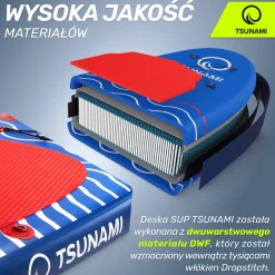 4FIZJO Deska SUP TSUNAMI paddle board 350 cm T04