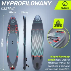 4FIZJO Deska SUP TSUNAMI paddle board 350 cm T03