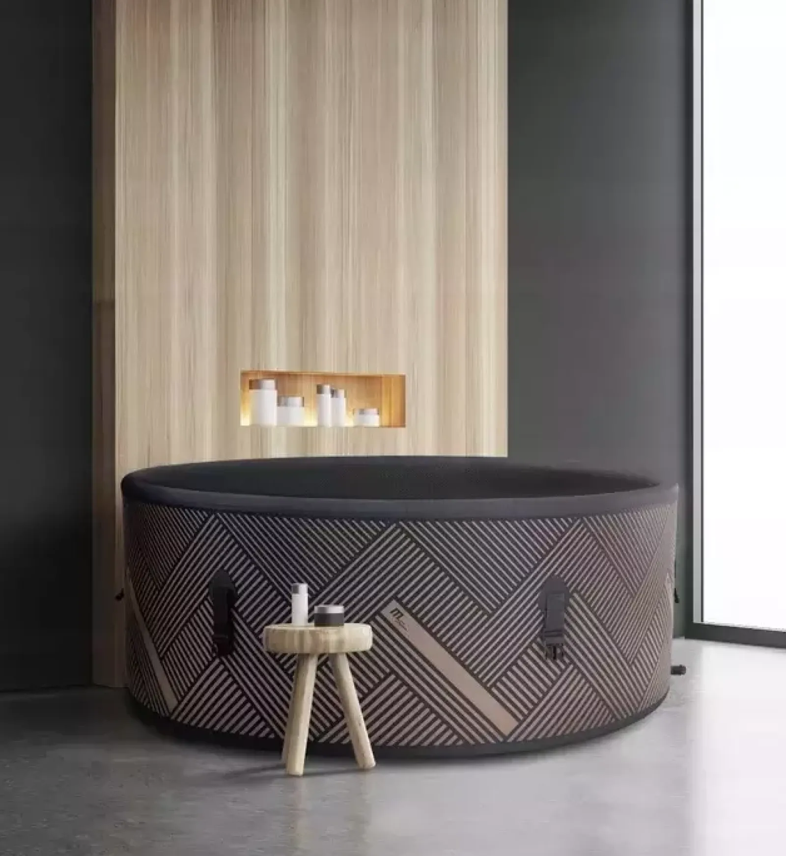 4FIZJO Dmuchane spa ogrodowe MSpa MONO ECO WIFI 6-osobowe Clearance