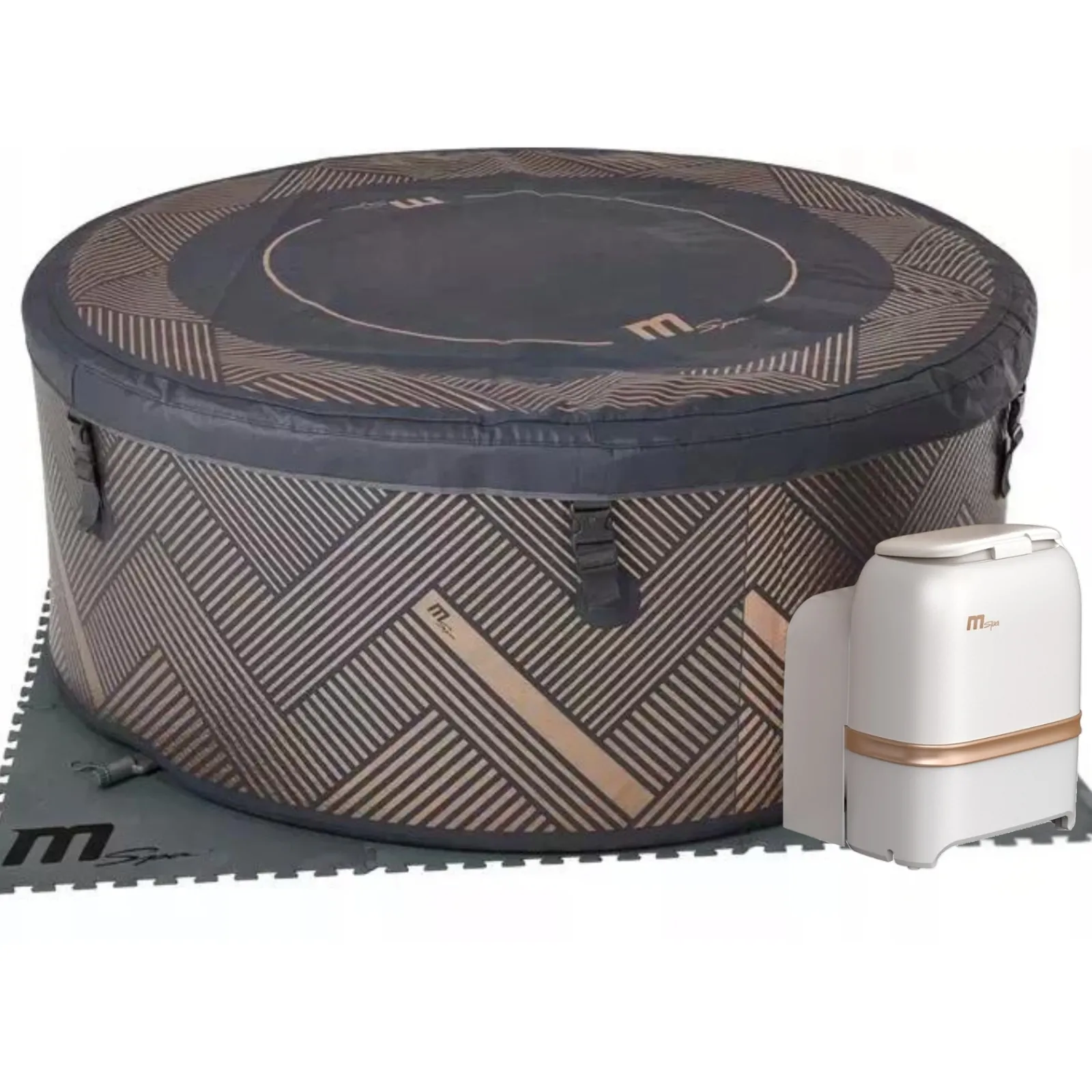 4FIZJO Dmuchane spa ogrodowe MSpa MONO ECO WIFI 6-osobowe Clearance