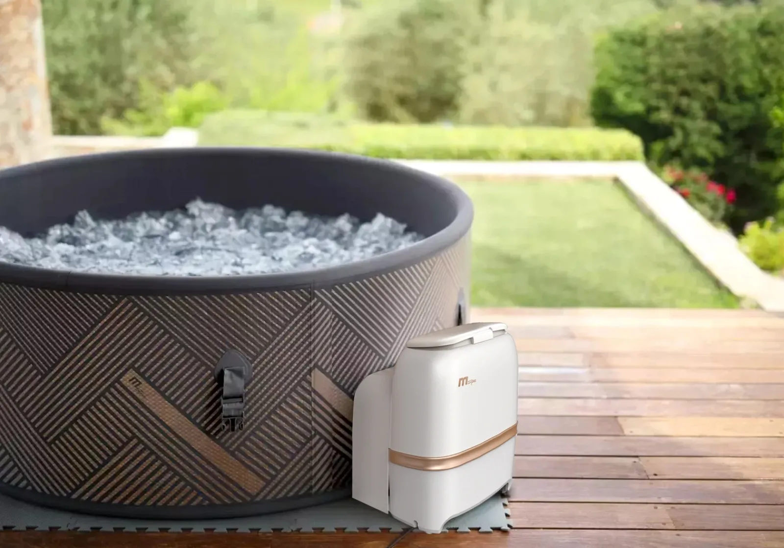 4FIZJO Dmuchane spa ogrodowe MSpa MONO ECO WIFI 6-osobowe Clearance