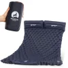 4FIZJO Dmuchany materac turystyczny dwuosobowy samopompujący Mountain Goat granatowy Discount