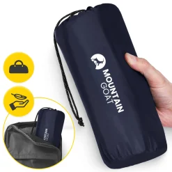 4FIZJO Dmuchany materac turystyczny jednoosobowy Mountain Goat granatowy Online