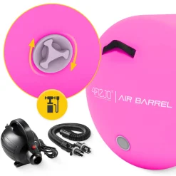 4FIZJO Dmuchany wałek gimnastyczny AIR BARREL 60 cm różowy Online