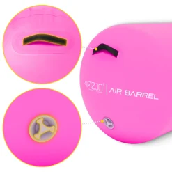 4FIZJO Dmuchany wałek gimnastyczny AIR BARREL 60 cm różowy Online
