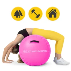 4FIZJO Dmuchany wałek gimnastyczny AIR BARREL 75 cm różowy Discount