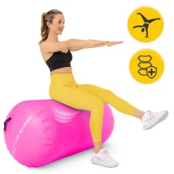 4FIZJO Dmuchany wałek gimnastyczny AIR BARREL 75 cm różowy Discount
