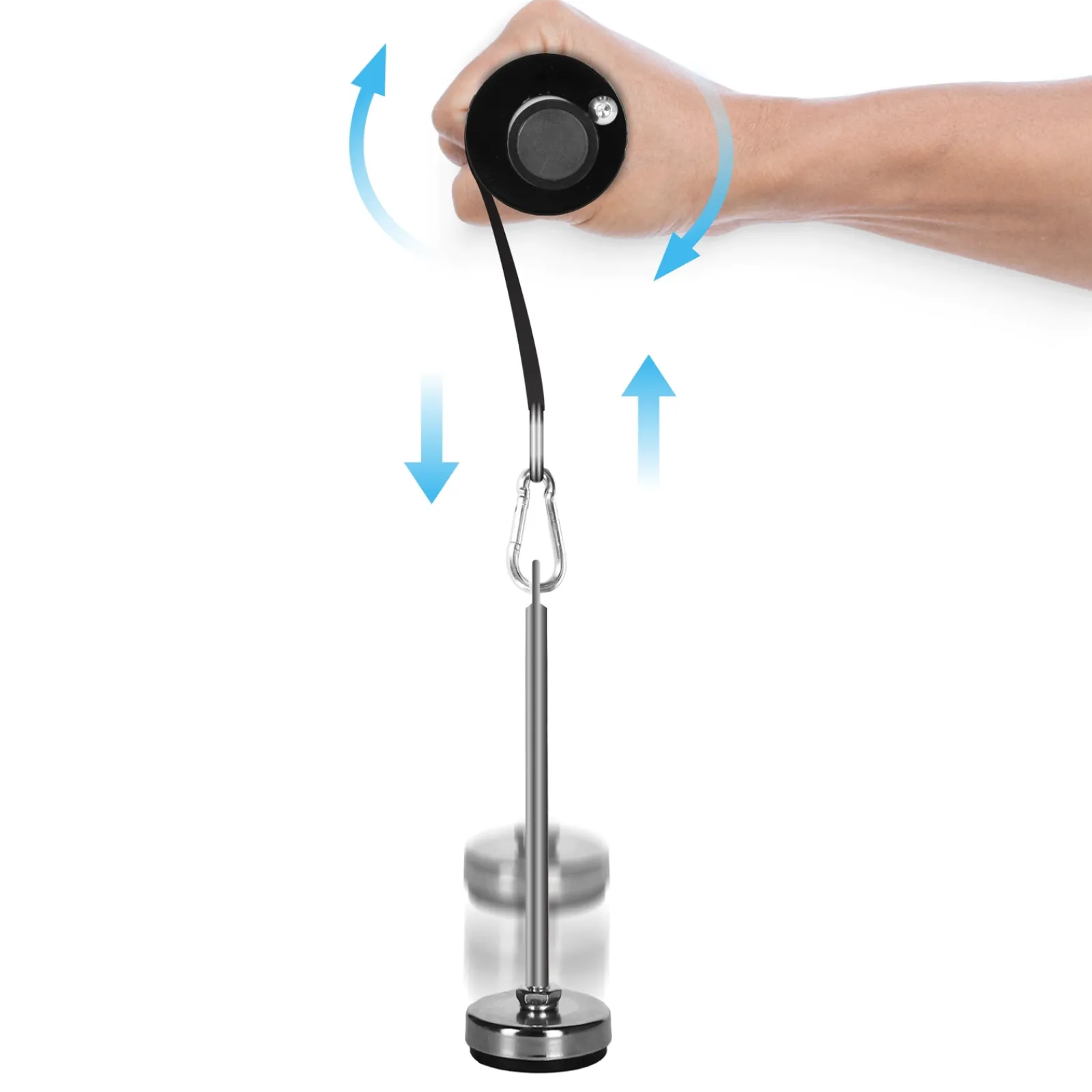 4FIZJO Drążek do ćwiczeń przedramion Wrist Roller Discount