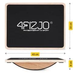 4FIZJO Drewniana platforma do balansowania BALANCE BOARD Clearance