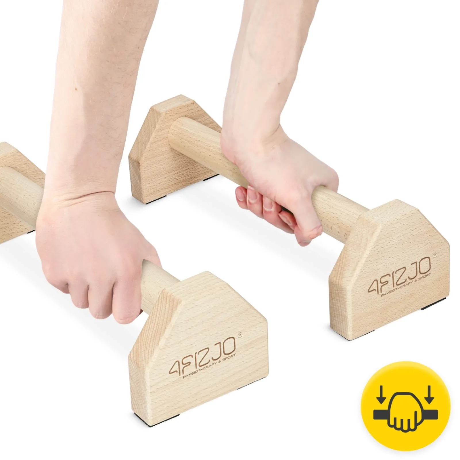 4FIZJO Drewniane paraletki 40 x 12,5 x 10 cm Clearance