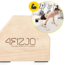 4FIZJO Drewniane paraletki 40 x 12,5 x 10 cm Clearance