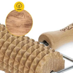 4FIZJO Drewniany roller do masażu ciała duży Clearance