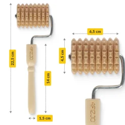 4FIZJO Drewniany roller do masażu ciała Best