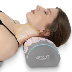 4FIZJO Duża mata do akupresury z poduszką klasyczna XL różowa Hot