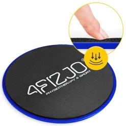 4FIZJO Dyski poślizgowe do ćwiczeń SLIDE 2 szt. niebieskie