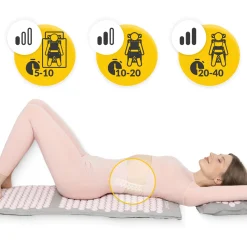 4FIZJO ECO Mata do akupresury z poduszką XL różowa New