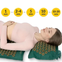 4FIZJO ECO Mata do akupresury z poduszką XL zielona Sale