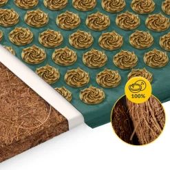 4FIZJO ECO Mata do akupresury z poduszką XL zielona Sale