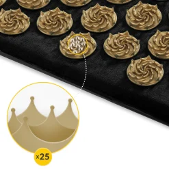 4FIZJO ECO Mata do akupresury z poduszką XL czarna Outlet