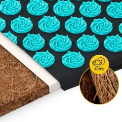 4FIZJO ECO Mata do akupresury z łuskami gryki i kokosem niebieska Discount