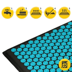 4FIZJO ECO Mata do akupresury z łuskami gryki i kokosem niebieska Discount