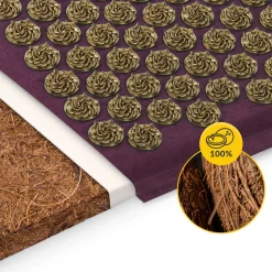 4FIZJO ECO Mata do akupresury z łuskami gryki i kokosem fioletowa Sale