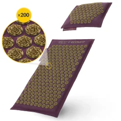 4FIZJO ECO Mata do akupresury z łuskami gryki i kokosem fioletowa Sale