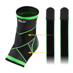 4FIZJO Elastyczny stabilizator stawu skokowego Czarny / Zielony Clearance
