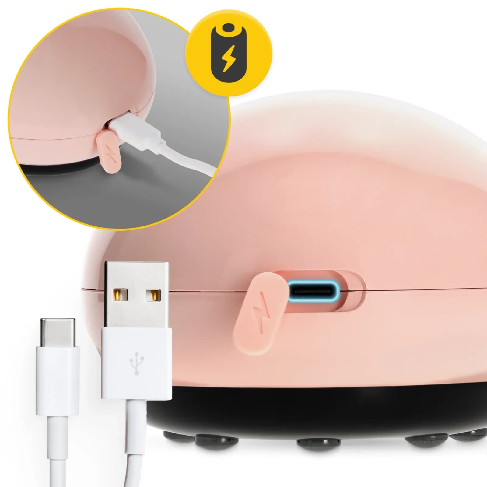 4FIZJO Elektryczna bańka chińska różowa Hot