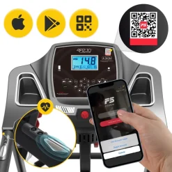 4FIZJO Elektryczna bieżnia domowa regulowana z masażerem TM FALCO S+ Outlet