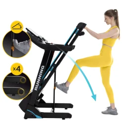 4FIZJO Elektryczna bieżnia domowa regulowana TM NERO S Discount