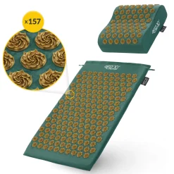 4FIZJO ERGO Mata do akupresury z poduszką zielona Discount