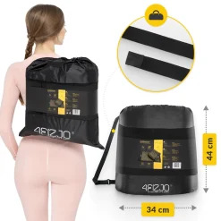 4FIZJO ERGO Mata do akupresury z poduszką czarna Sale
