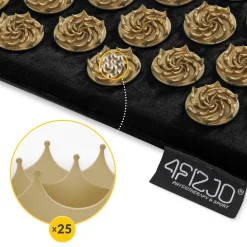 4FIZJO ERGO Mata do akupresury z poduszką czarna Sale