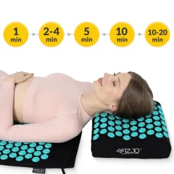 4FIZJO ERGO Mata do akupresury z poduszką XL niebieska New