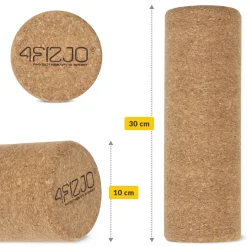 4FIZJO Gładki wałek do masażu korkowy 30 cm Sale