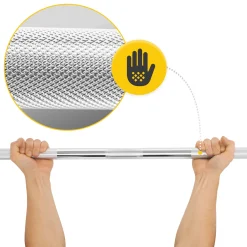 4FIZJO Gryf prosty 220 cm - 15 kg Outlet