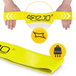 4FIZJO Guma materiałowa do ćwiczeń FLEX BAND 23-29 kg Hot