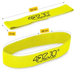 4FIZJO Guma materiałowa do ćwiczeń FLEX BAND 23-29 kg Hot