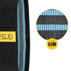 4FIZJO Guma materiałowa do ćwiczeń HIP BAND 15-20 kg Czarny / Niebieski Sale