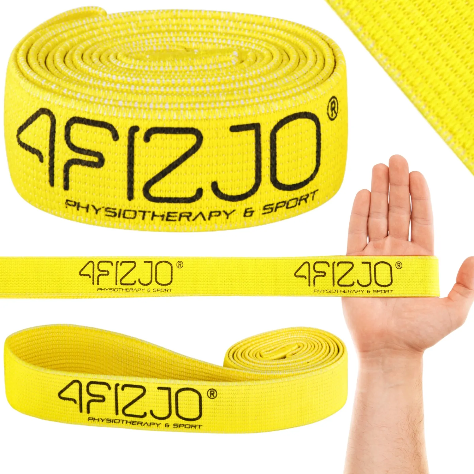 4FIZJO Guma oporowa do ćwiczeń materiałowa 27-35 kg Best