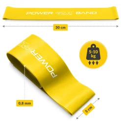4FIZJO Guma oporowa do ćwiczeń MINI POWER BAND 0,8 mm Online