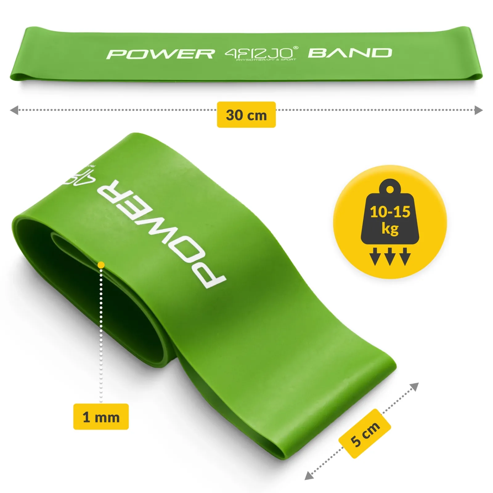 4FIZJO Guma oporowa do ćwiczeń MINI POWER BAND 1,0 mm Online
