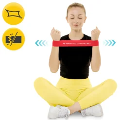 4FIZJO Guma oporowa do ćwiczeń MINI POWER BAND 0,4 mm