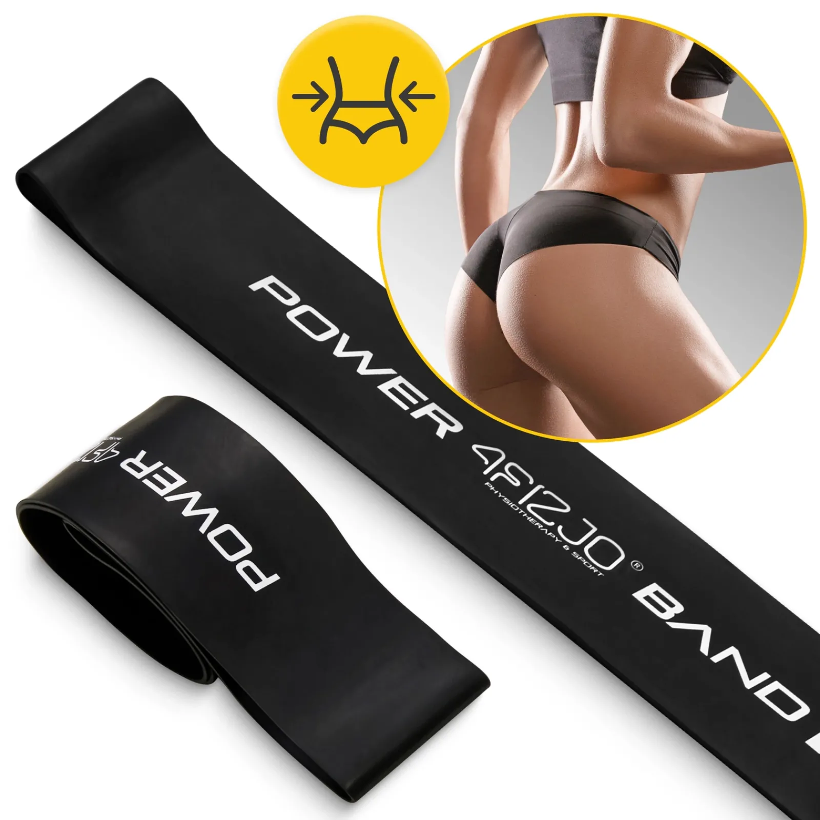 4FIZJO Guma oporowa do ćwiczeń MINI POWER BAND 1,2 mm New