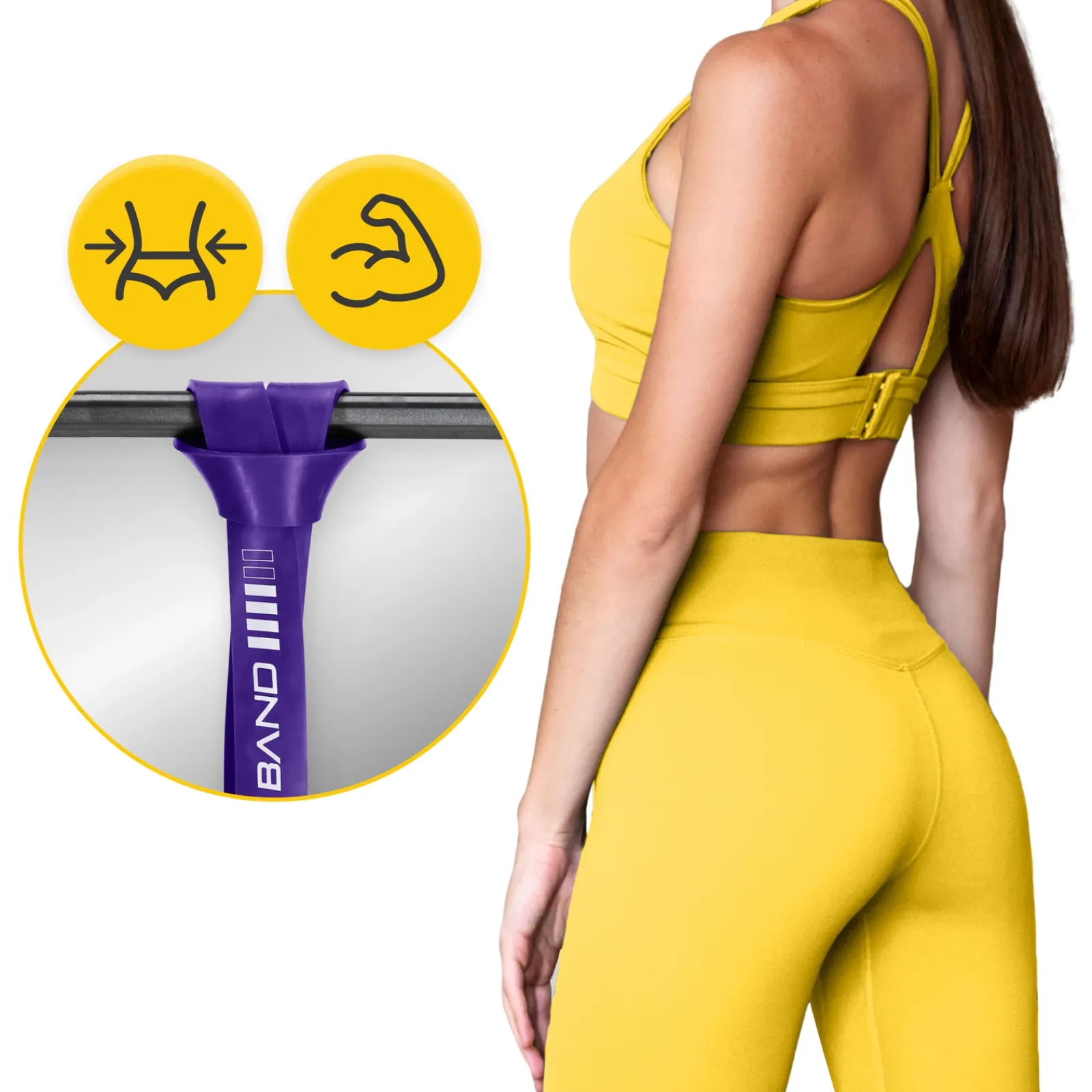 4FIZJO Guma oporowa do ćwiczeń POWER BAND 17-26 kg Hot