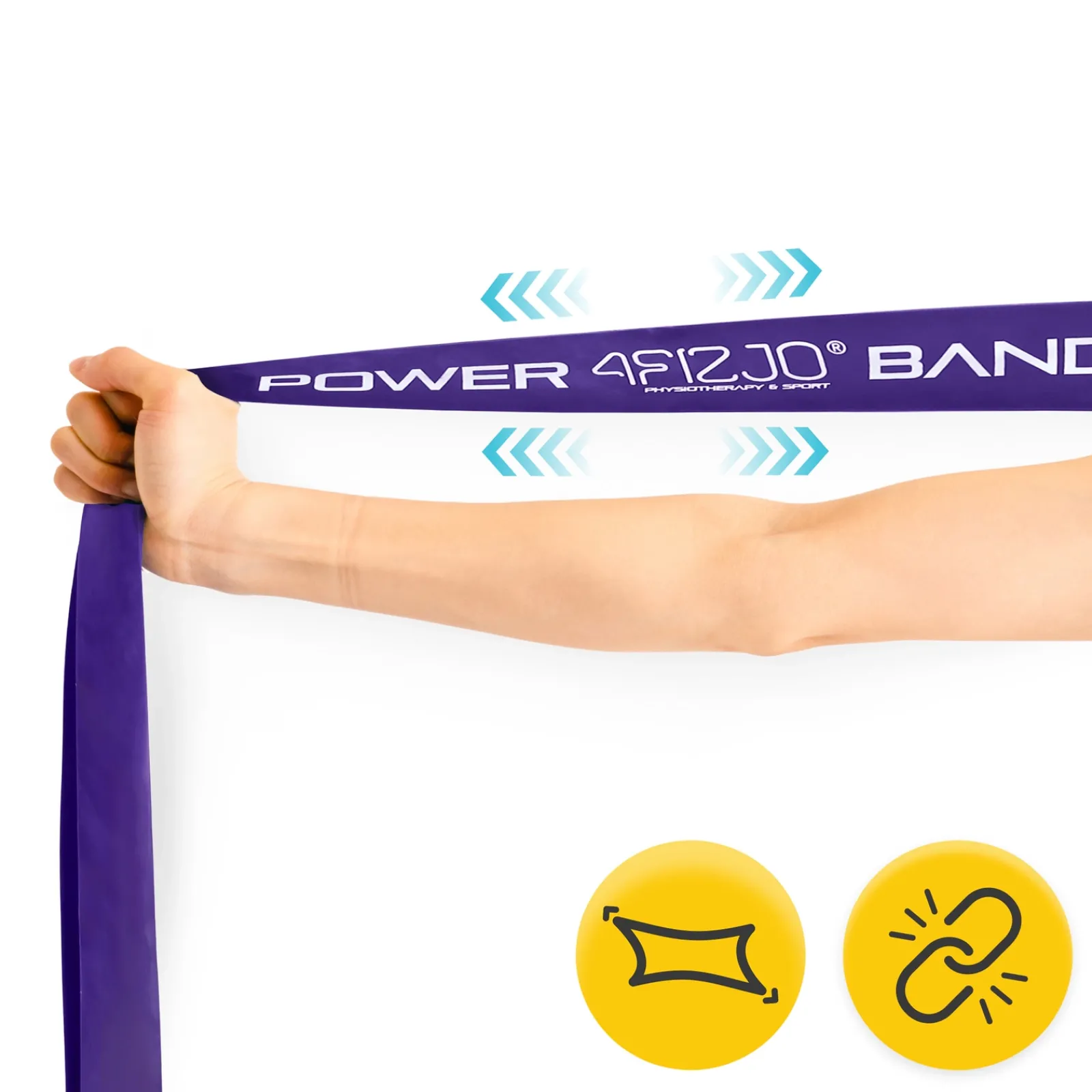 4FIZJO Guma oporowa do ćwiczeń POWER BAND 17-26 kg Hot