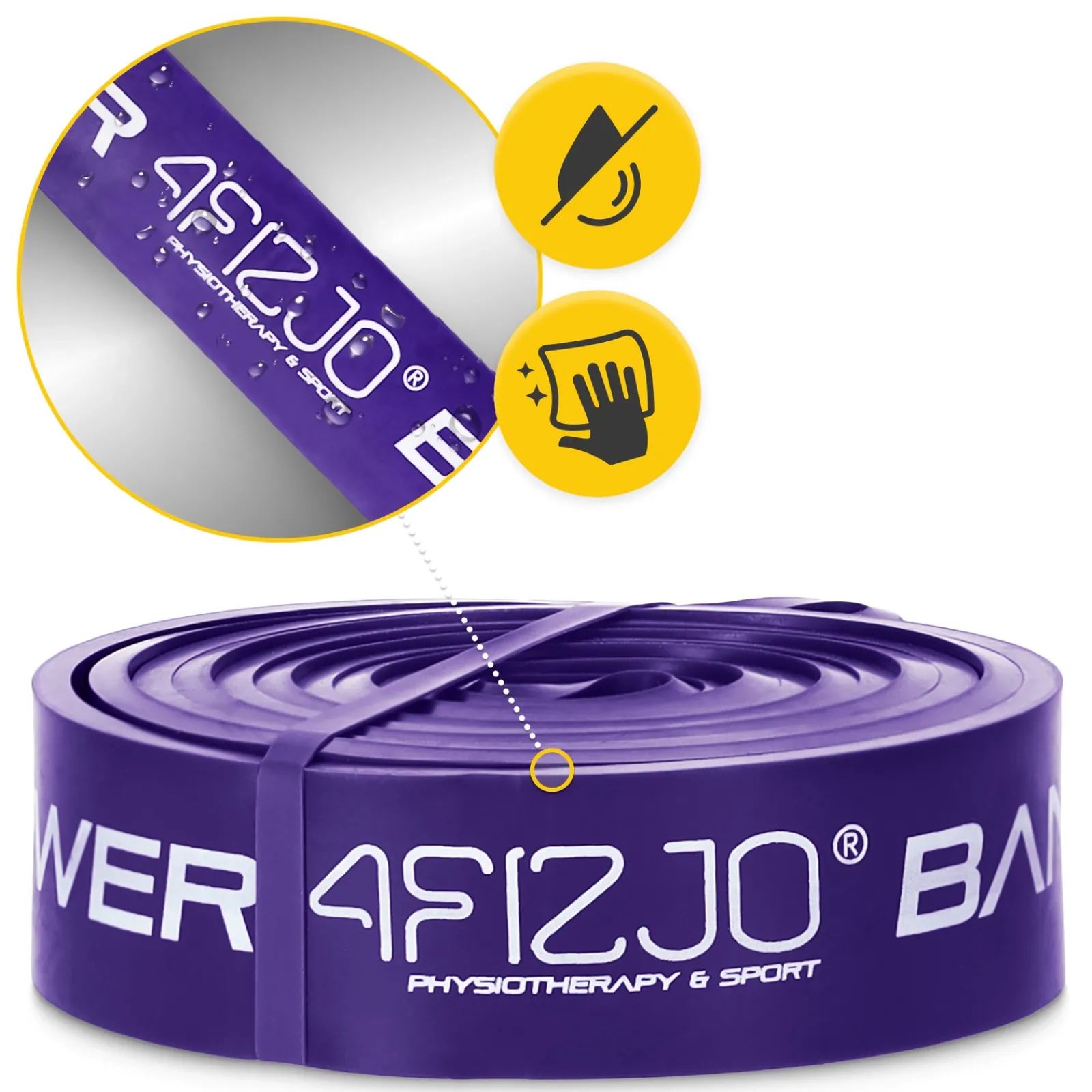 4FIZJO Guma oporowa do ćwiczeń POWER BAND 17-26 kg Hot
